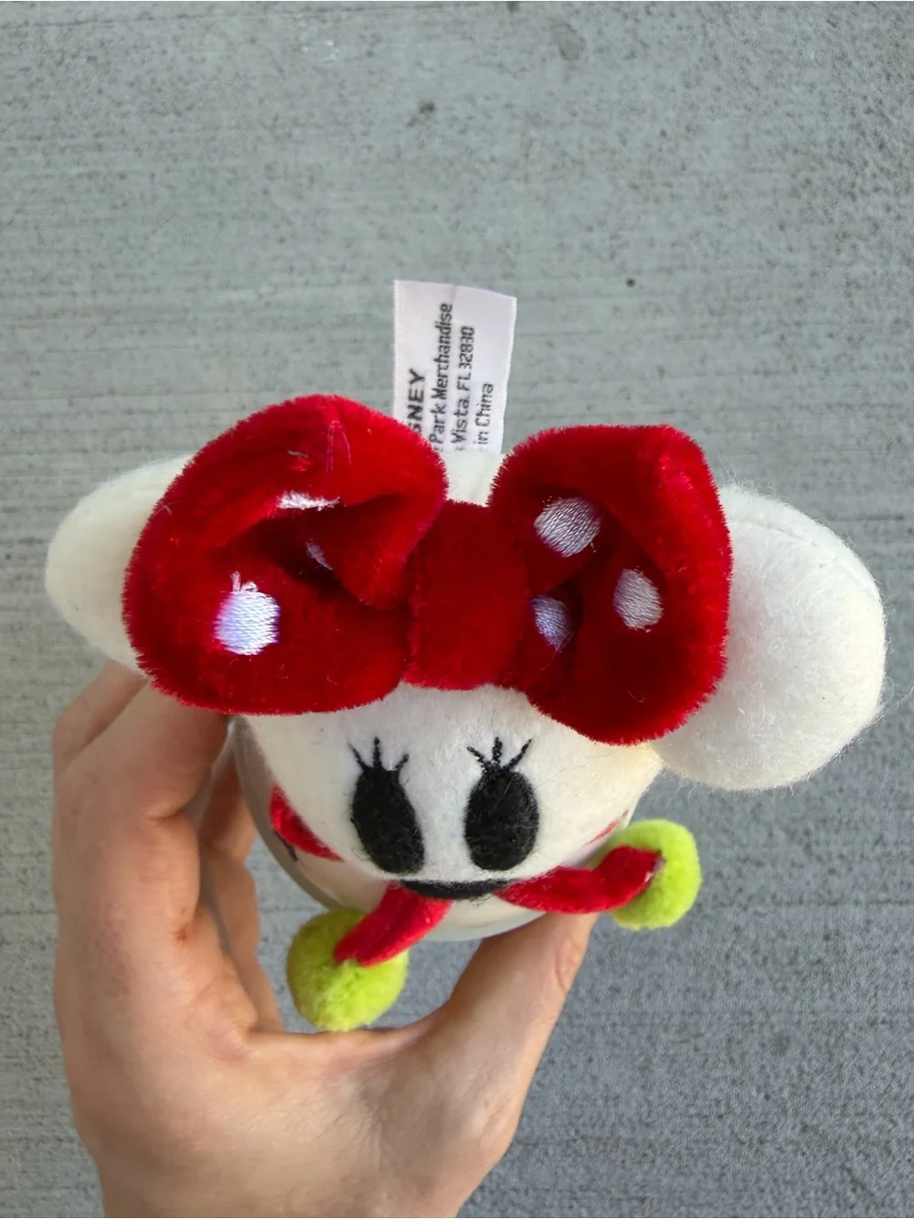 Disney Parks Minnie Mouse Jingle Bell Ornament Christmas Holiday Collection New